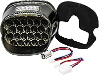 Vista 8 de Luz LED para freno trasero OZ-USA Xl FLH FX, luz de freno para motocicleta, Rojo