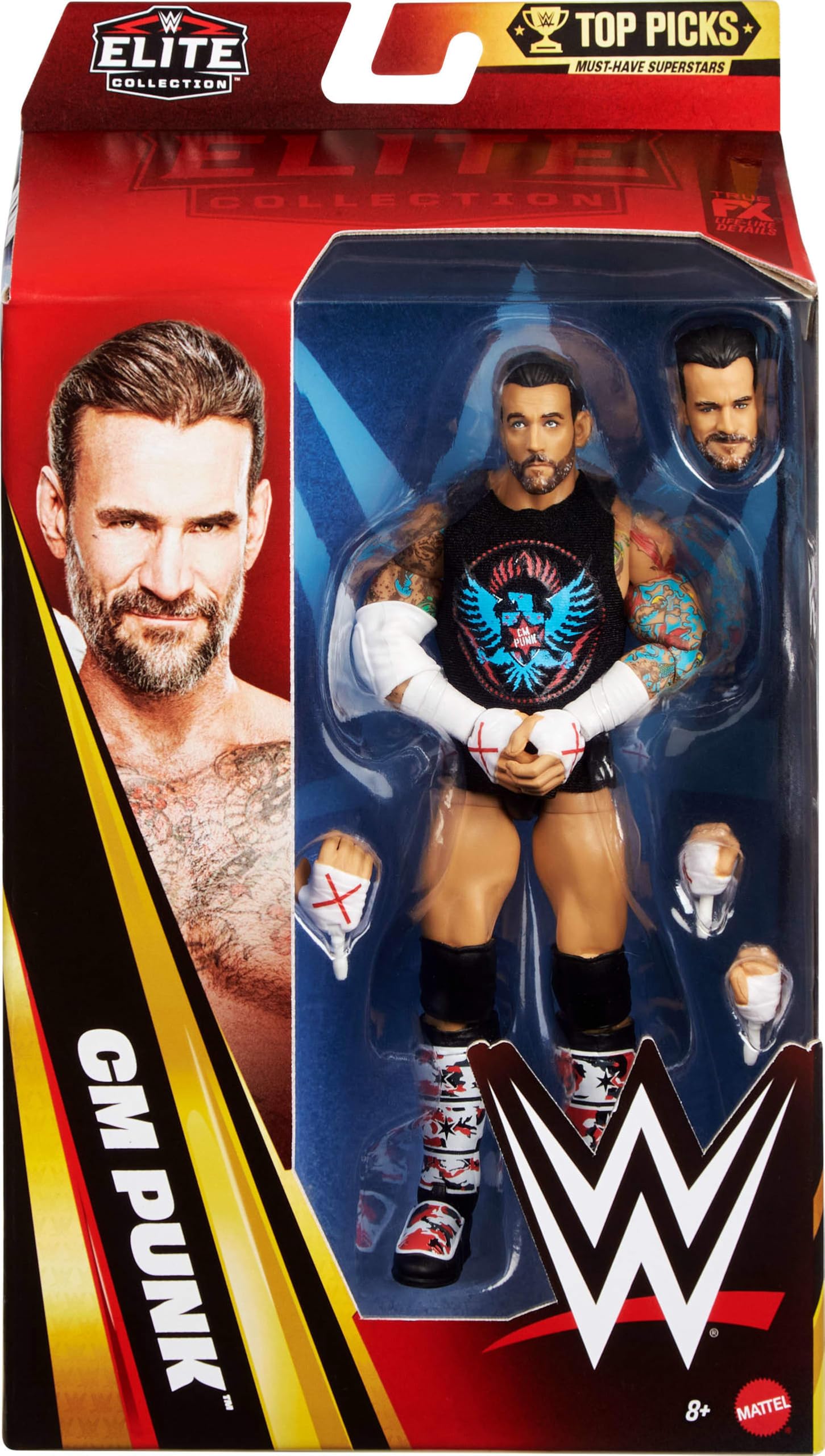 Mattel WWE Elite Top Picks Cm Punk, Figures - Amazon Canada
