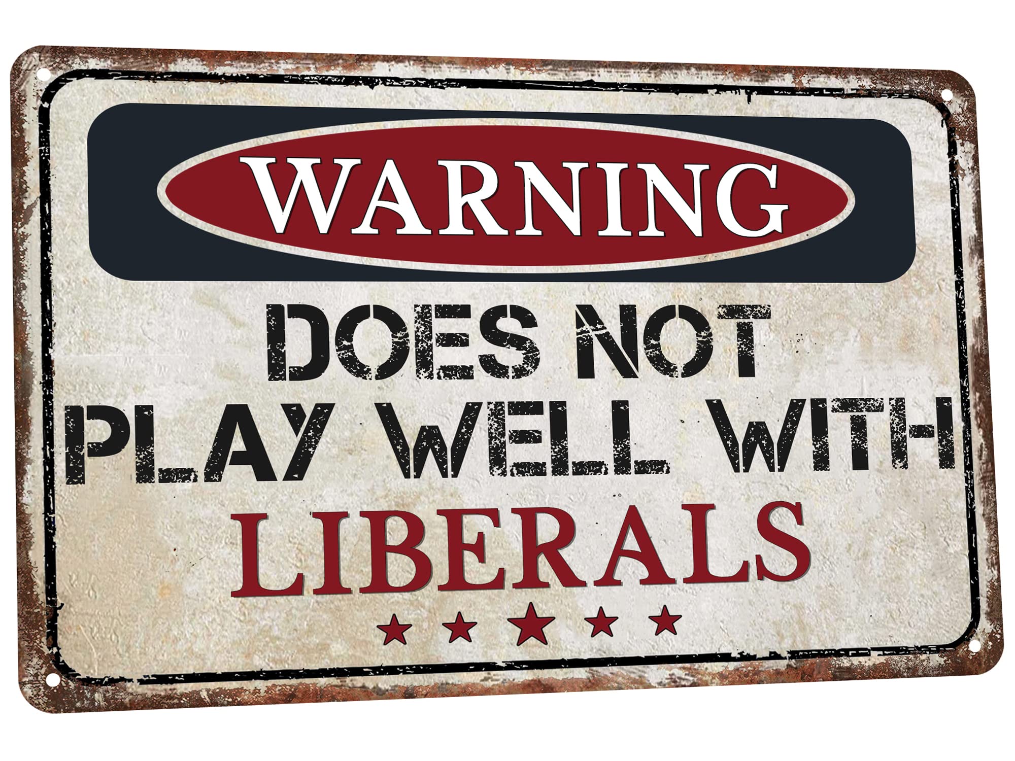 SMAZDFXX Decor' Funny Vintage Tin Signs Sarcastic Retro Metal Signs For Home Wall, Backyard, Cafes, Bar, Man Cave 8"x12"