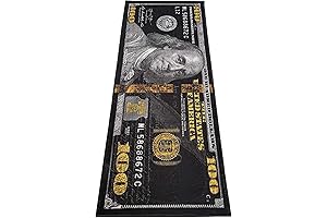 Louis Vuitton Black Money Rugs
