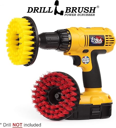 Miniatura 16 de Accesorios de cocina - Limpieza de ollas - Suministros de limpieza - Cepillo de taladro - Juego de cepillos de cocina y baño - Cepillo giratorio