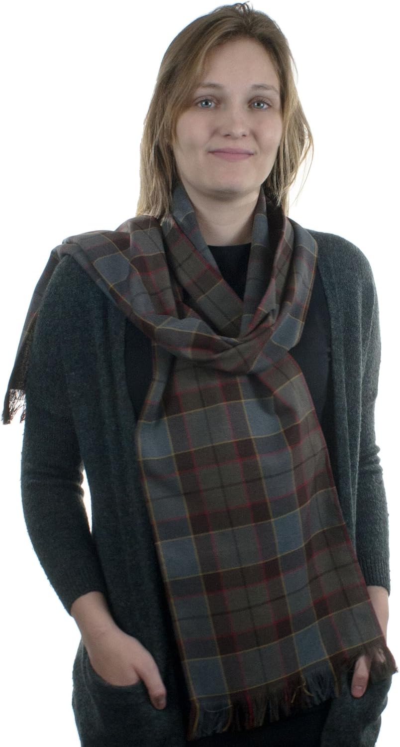 The Celtic Croft OUTLANDER Jamie Fraser Tartan Poly/Viscose Scarf - Officially Licensed