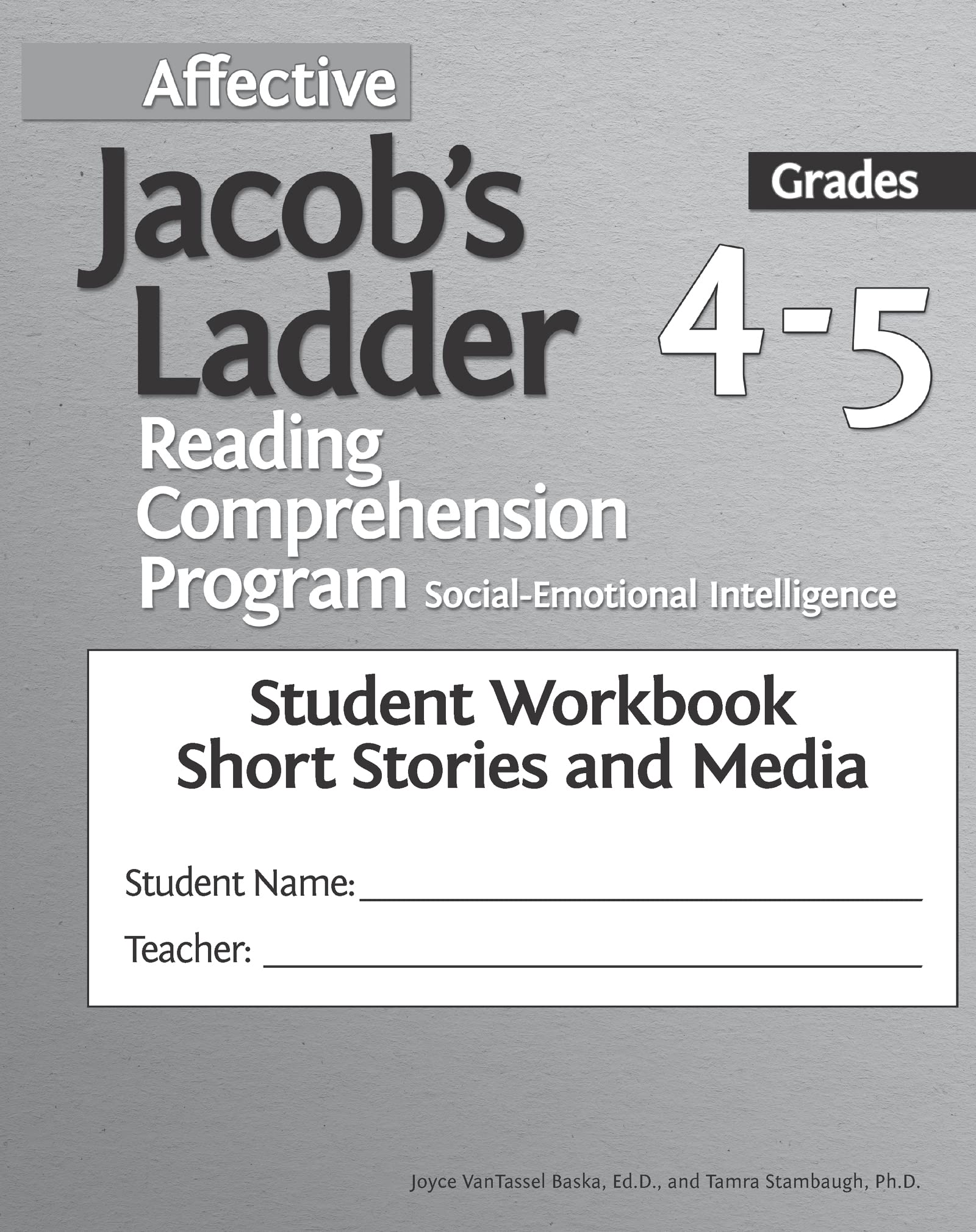 Affective Jacob's Ladder Reading Comprehension Program: Grades 4-5, Student Workbooks, Short Stories and Media (Set of 5)