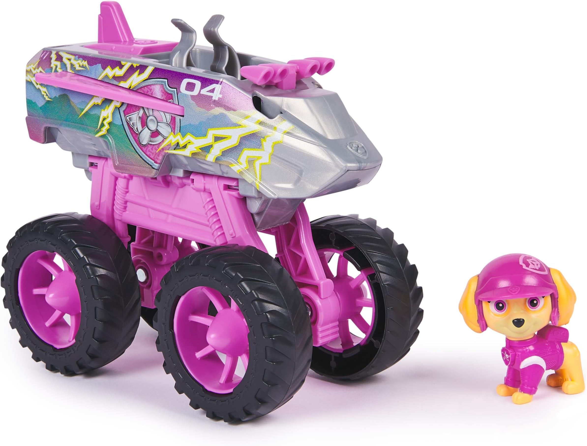 Paw Patrol – Pack Figure Skye Rescue Wheels and Transformable Jet Vehicle – Paw Patrol Toys – 6069303 – Toys Children 3 Years + – Gift Child 3 Years +