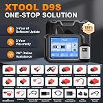 XTOOL D9S Car Scanner with ECU Coding, PMI, 2026 AI-Assisted Bidirectional Scan Tool with 4K Active Tests, 45+ Resets, FCA AutoAuth, 3-Year Update, Pre/Post Scan, CANFD/DoIP, All System OBD2 Scanner