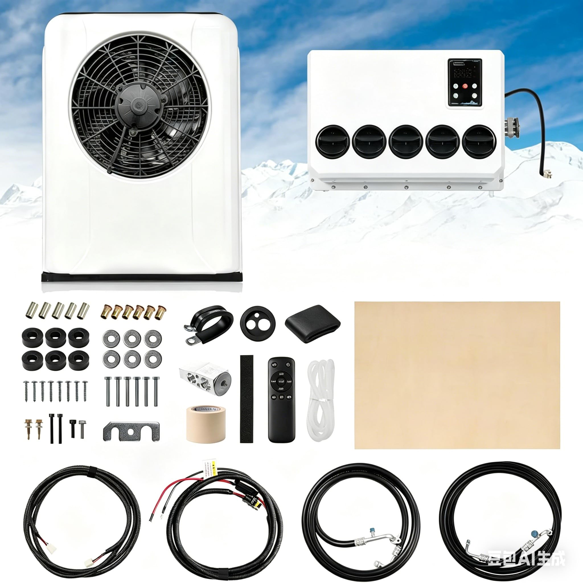 Amazon.com: NEKPOKKA 12V DC Air Conditioner - Electric Air