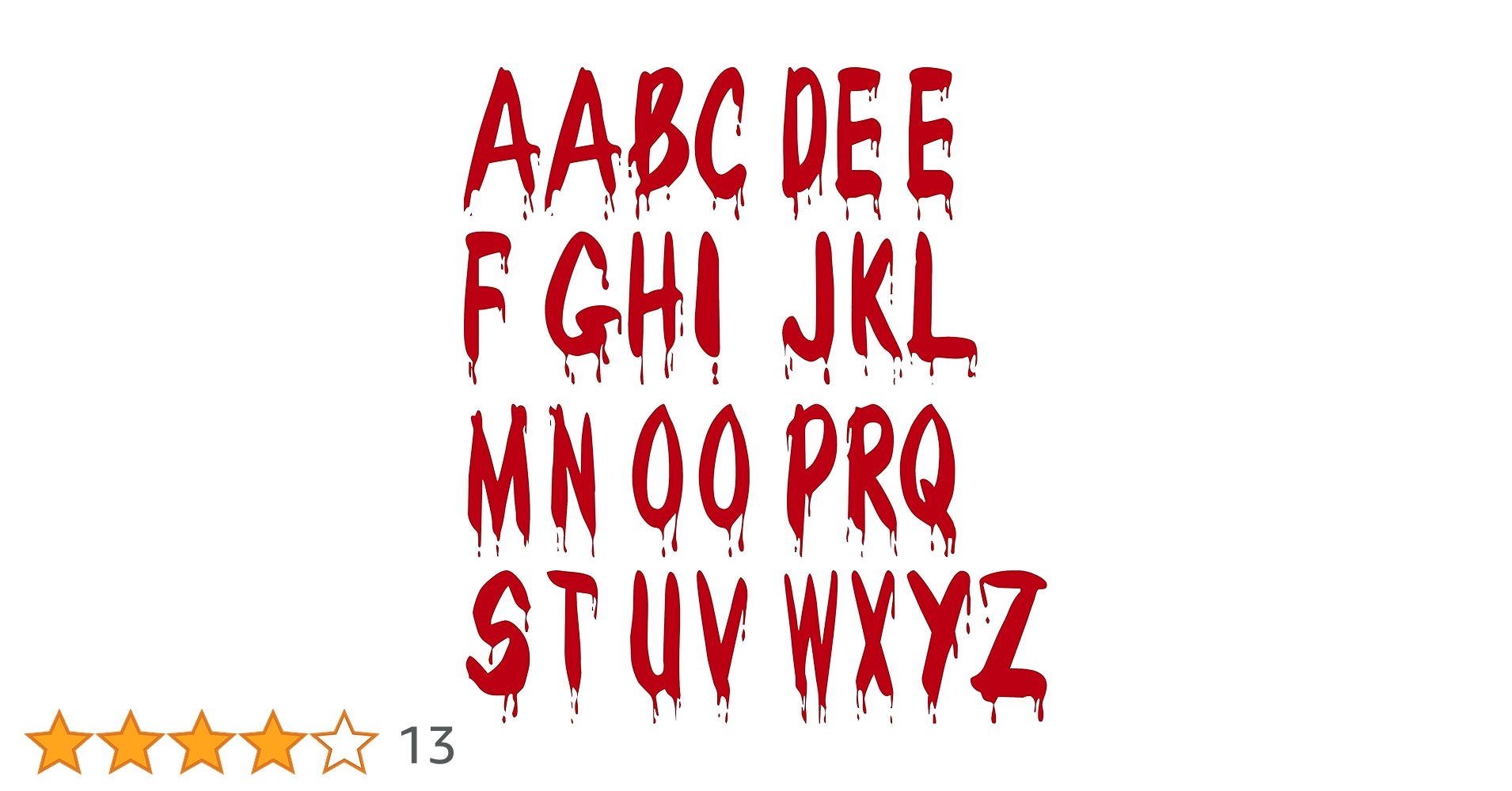 その他 Bloody Letter SEC Apparel Iron-On 3