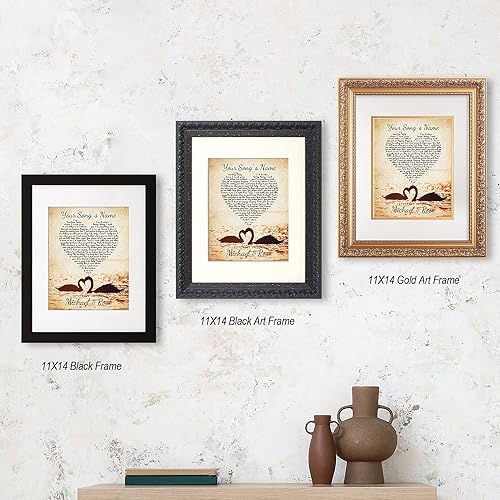 Vista 92 de Letras de música personalizadas, canciones, lienzo/fotos sin marco/impresiones enmarcadas con corazón en nombres de corazón, fecha de carga de fotos