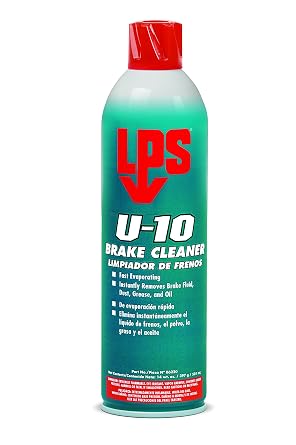 LPS U-10 Brake Cleaner, 14 oz Aerosol Pack of 12