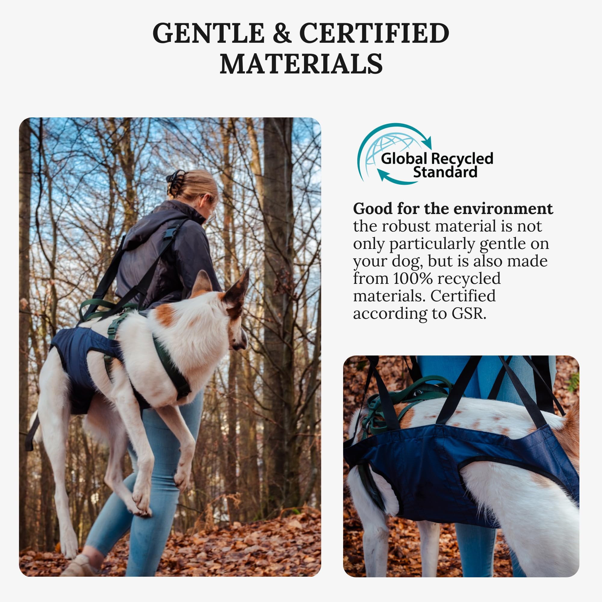 Mochila portabebés para perros – Mochila de emergencia para senderismo o bolsa de transporte para perros en la vida cotidiana en las escaleras – Pequeña, ligera, resistente, de alta