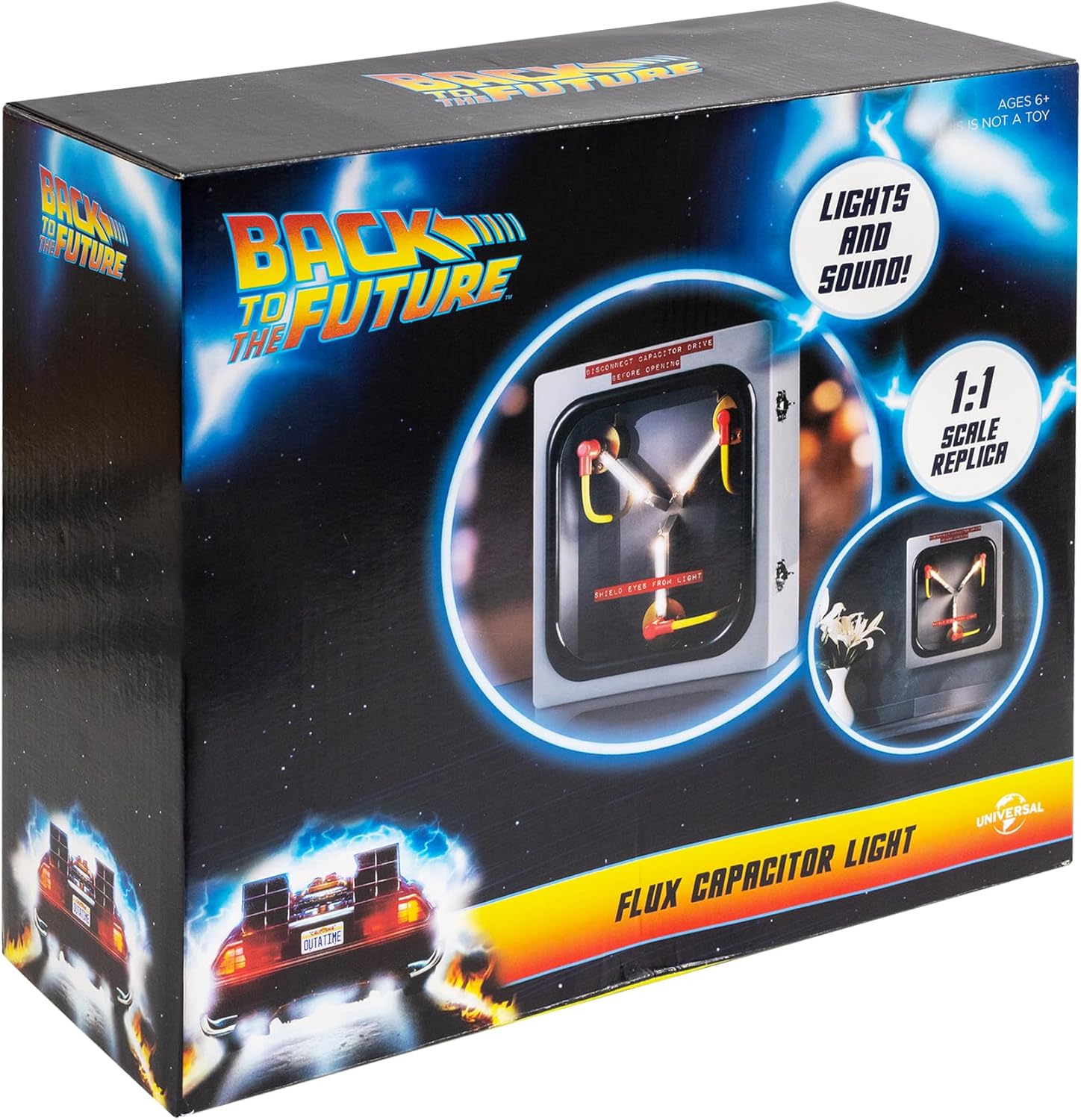 Back To The Future Life-Size 1/1 Scale Flux Capacitor Replica 12-Inch LED Mood Light - Image 9