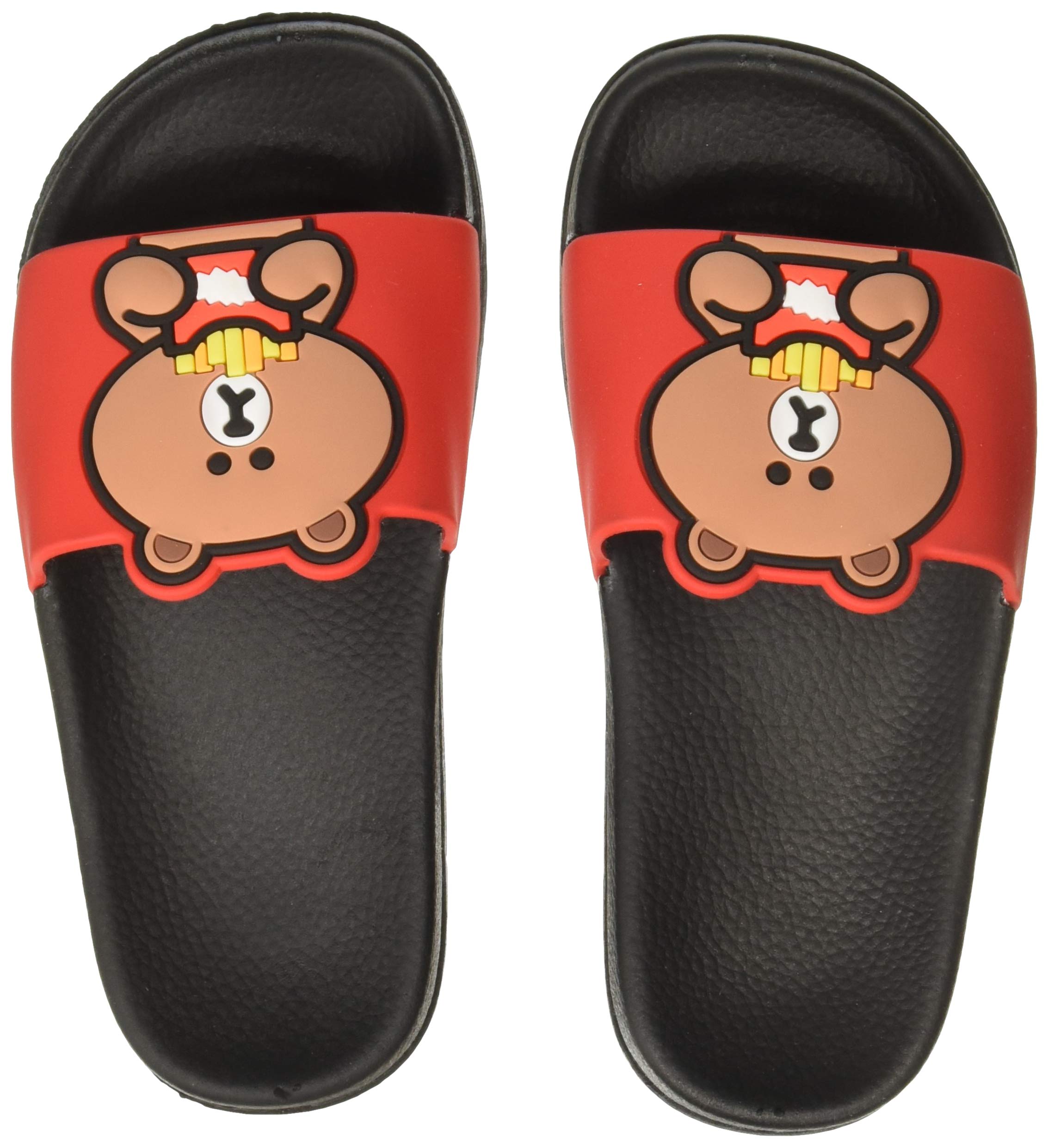 Walktrendy Kid's Red Flip-Flops - 2 UK (34 EU) (3 Kids US) (wty1158)