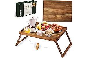 Acacia Wood Laptop Stand for Bed