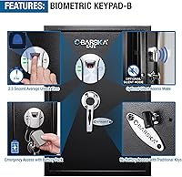 Vista 11 de Barska Caja fuerte biométrica grande