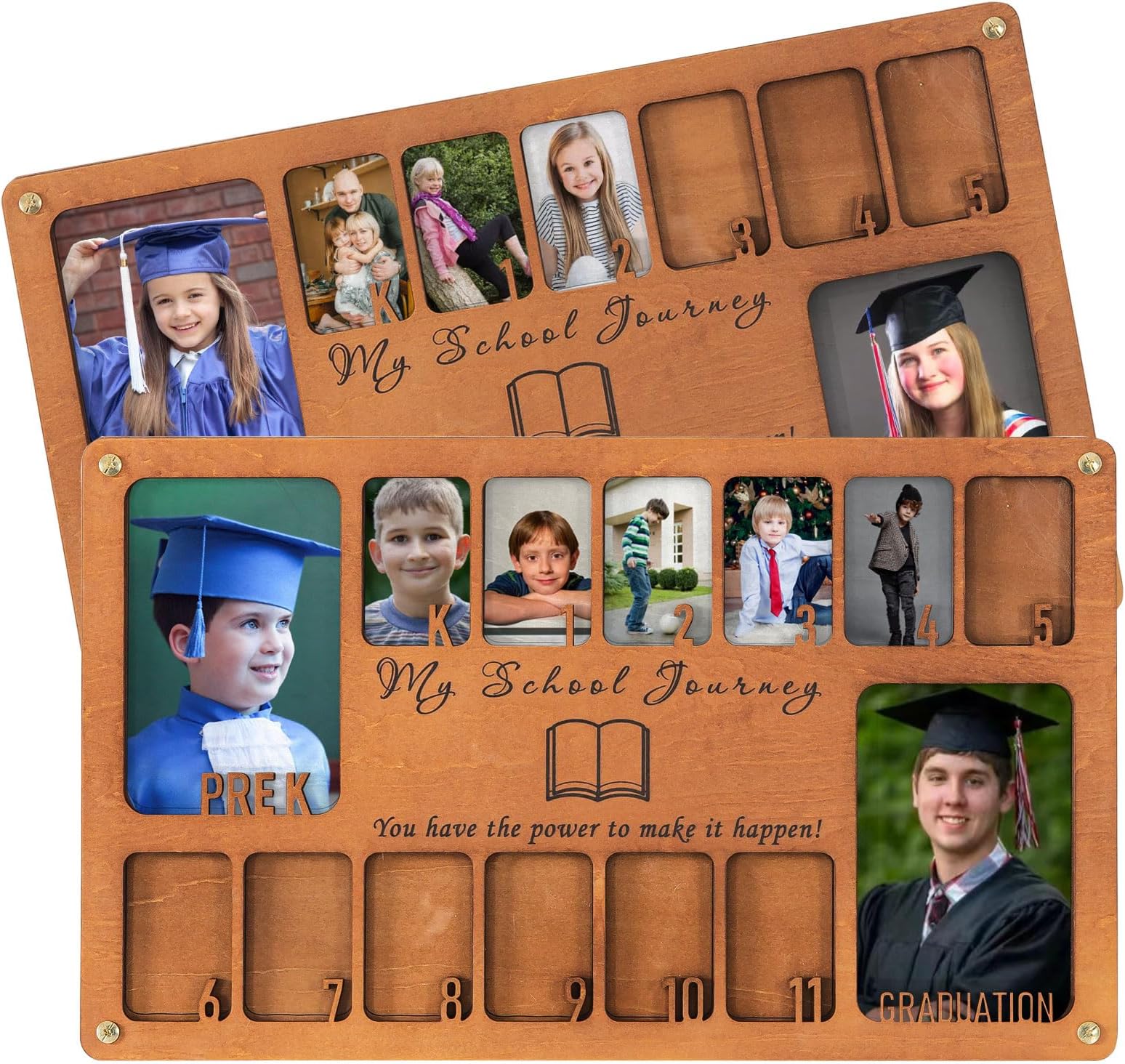 School Days Picture Mat with Multiple OpeningsSchool Years Photo Collage The