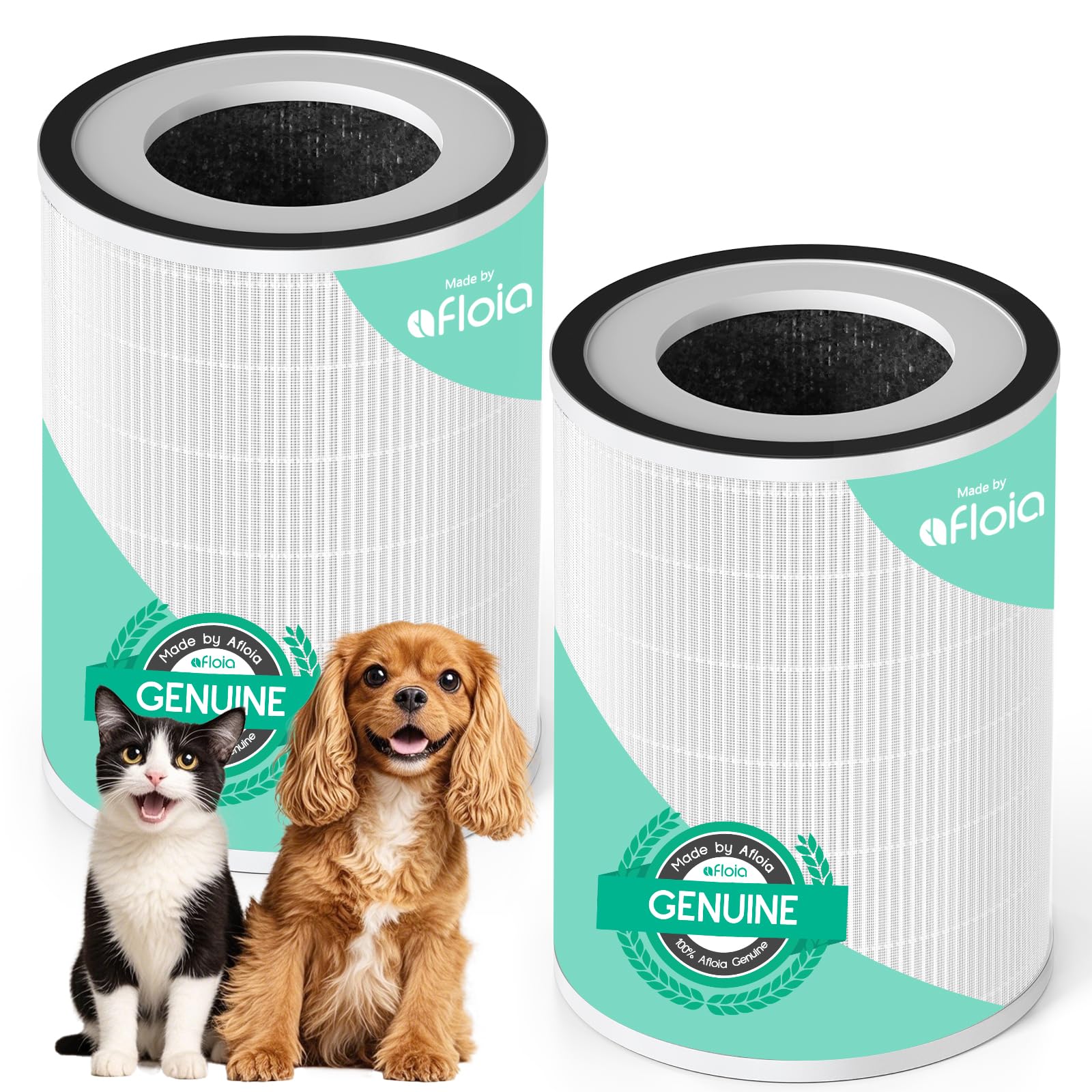 Afloia Pet Allergy Filter, Compatible with KILO/KILOPLUS/KILOPRO/MIRO/MIRO PRO Air Purifier, 2 Packs