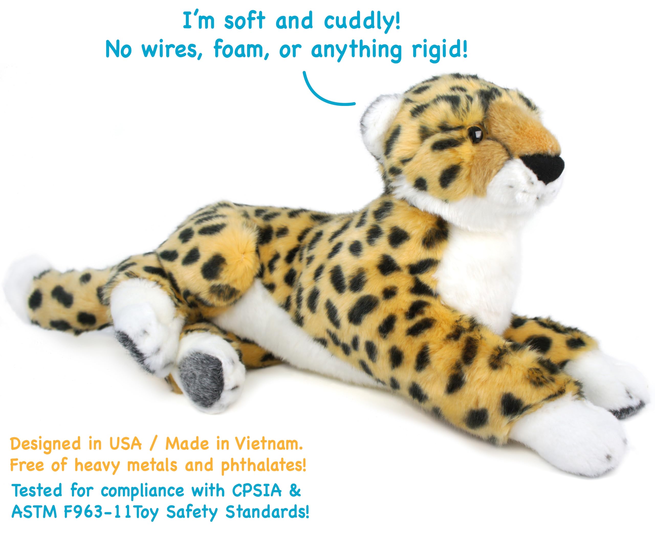 Amazon.com: TigerHart Casey The Cheetah - 12 Inch (Tail