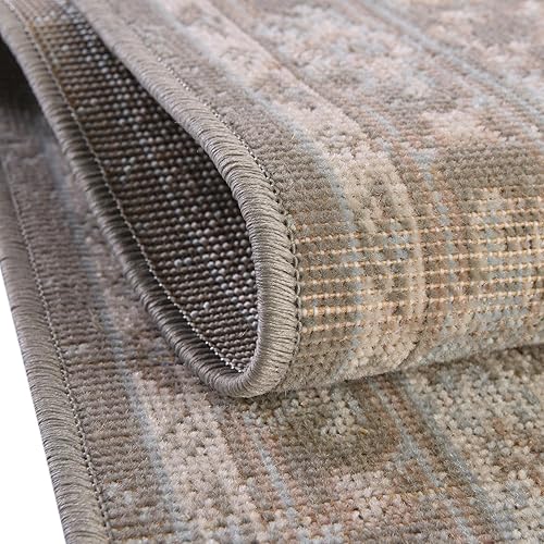 Miniatura 7 de Rugs.com Whitney Collection - Alfombra baja de 4 x 6 pies, color gris nube, perfecta para entradas, cocinas, rincones de desayuno, piezas de acento