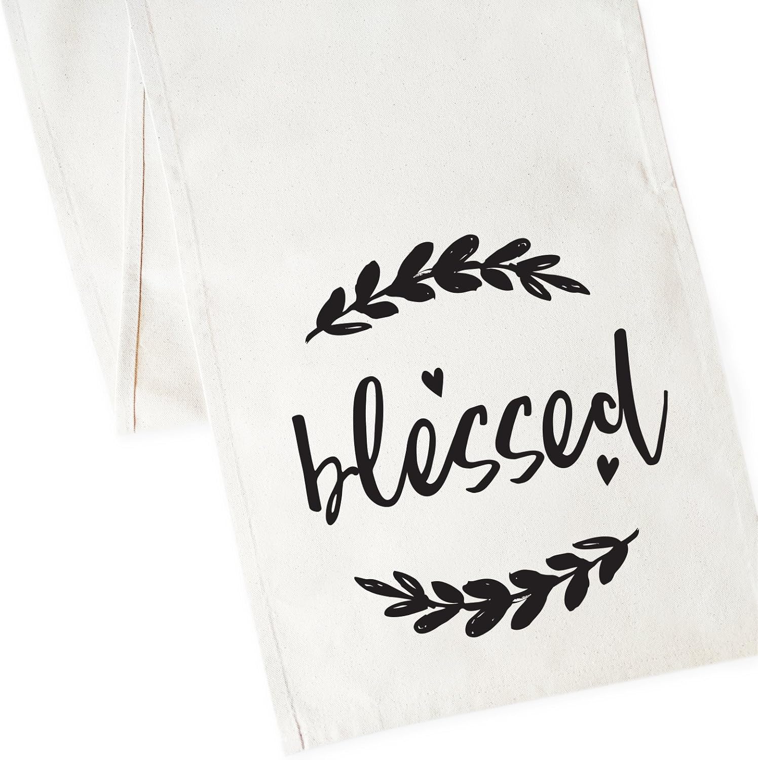 The Cotton & Canvas Co. Blessed Thanksgiving Fall Table Runner and Holiday Party Decoration