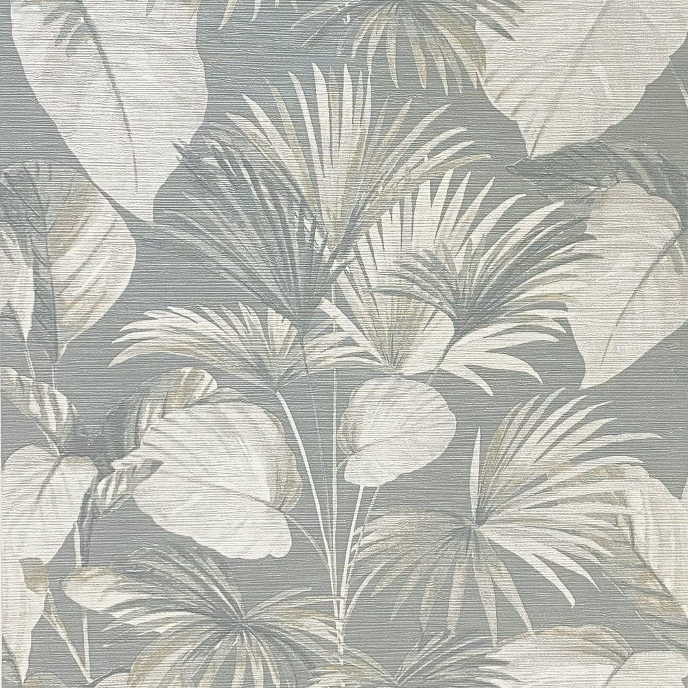 Arthouse Grey Palm Grove Wallpaper