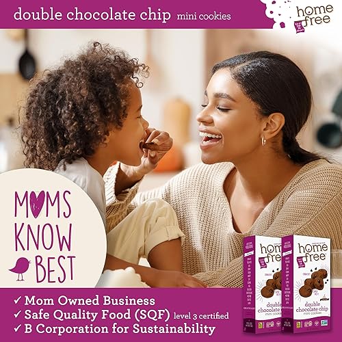 Miniatura 6 de Homefree Mini caja doble de galletas con chispas de chocolate, sin gluten, sin nueces, vegano, seguro para la escuela y apto para alérgicos, caja de