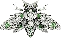 Vista 11 de Piececool Rompecabezas 3D para Adultos, 6 piezas/lotes Broches con Temática de Insectos Modelos de Metal Kits de Construcción, Interesante Conjunto