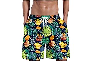 Mens Fruits Swim Trunks Funny Quick Dry Shorts