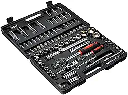 Kit de Ferramentas Catraca 94 Peças Reversível