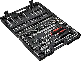 Kit de Ferramentas Catraca 94 Peças Reversível