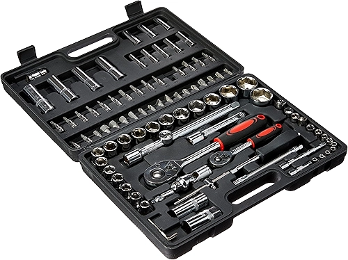 Kit de Ferramentas Catraca 94 Peças Reversível