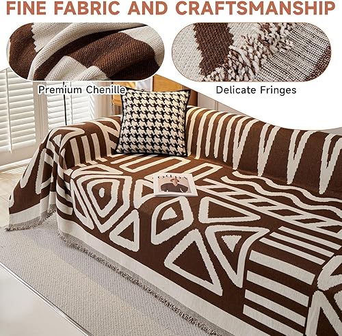 Vista 262 de VClife - Funda para sofá de 2 plazas o modular, de felpilla, antideslizante, lavable, apta para perros, protectora, caqui, 71 x 118 pulgadas 0 0