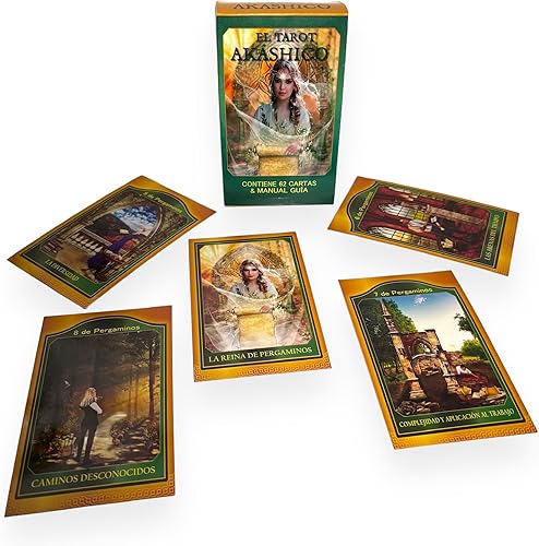 Miniatura 5 de El Tarot Akashico en español, Cartas Baraja del Tarot, Akashic Tarot in Spanish