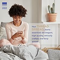 Vista 7 de THREAD SPREAD 100% Sábanas de algodón tamaño Queen - Juego de 4 piezas, 400 hilos, solo sábanas Queen de algodón, suaves, transpirables