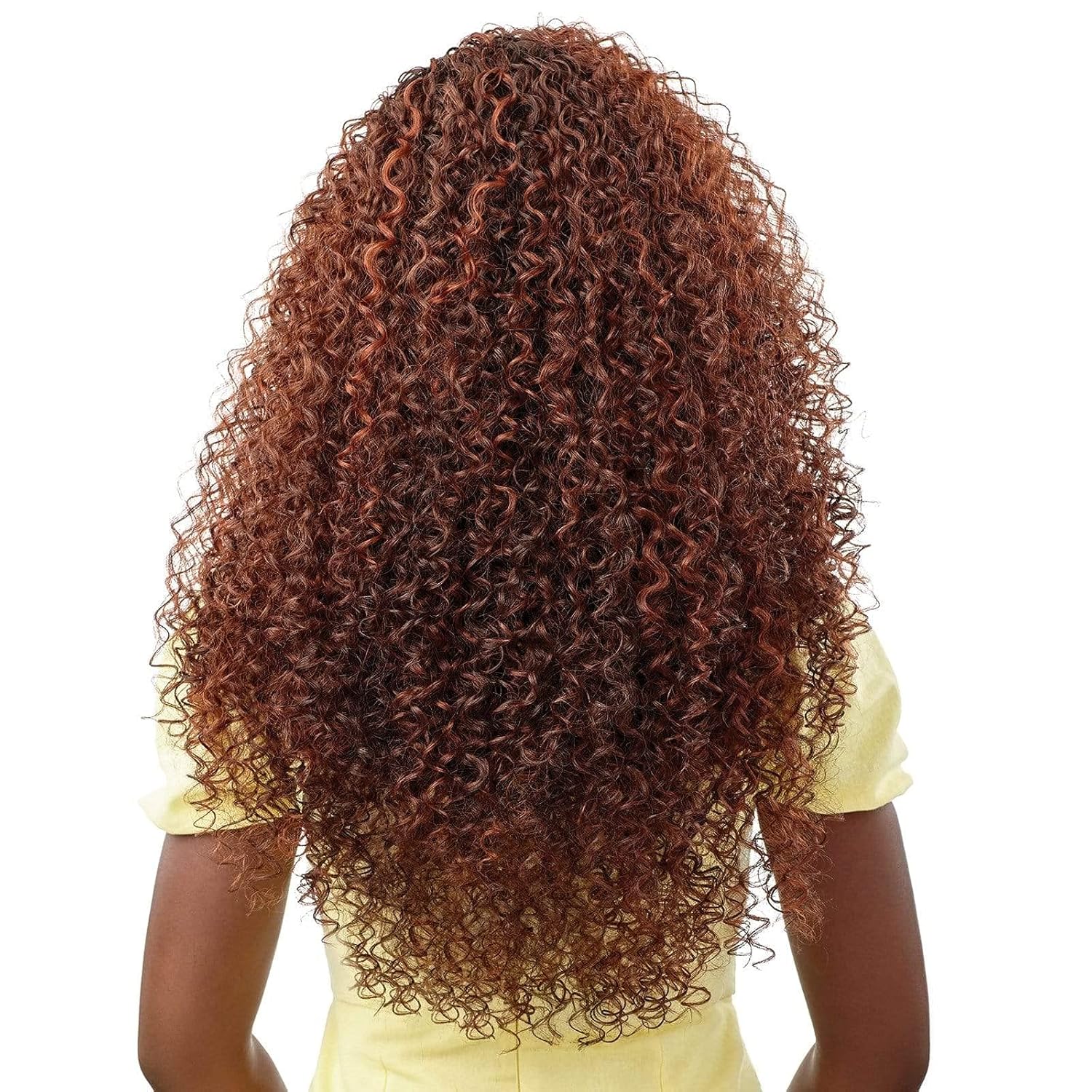 Outre Converti Cap Wig Deluxe Cap Lays Flat High Tex Safe Up To 400F SWIRL N’ CURLS (DRRDVV)