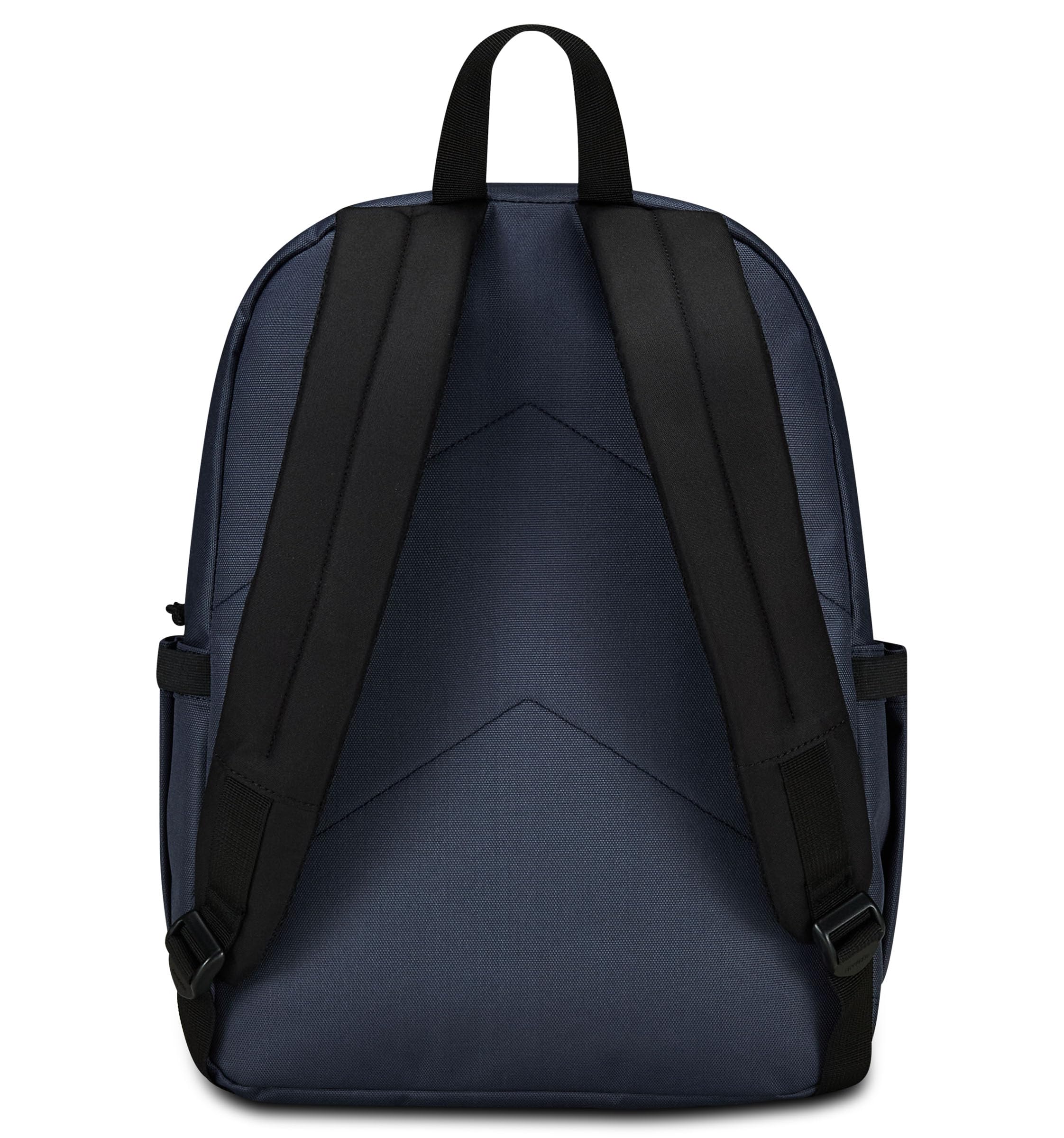 Invicta Zaino Scuola Jelek Plain Blu - Doppio Scomparto Super Capiente Con Tasca Porta PC o Tablet, Porta Borraccia e Organizer - Per Medie, Superiori e Viaggio, Ragazza