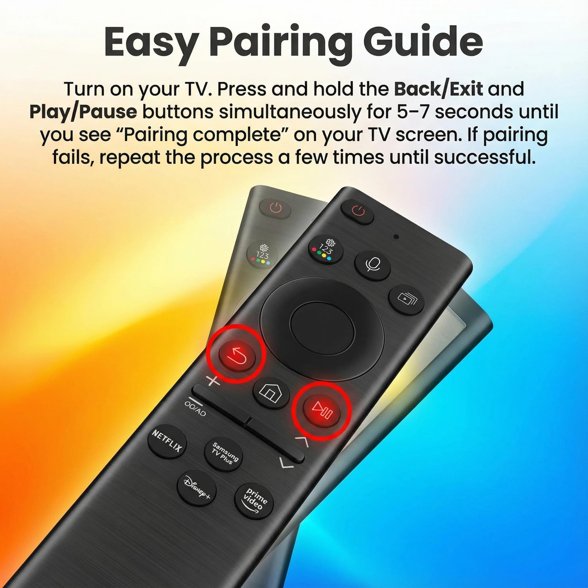Rechargeable TV Remote for Samsung Smart TVs, Compatible with 2019-2026 Samsung Smart TV,Solar Charging, Voice Control, USB-C Fast Charging,2-Year Warranty — Amazon image 6