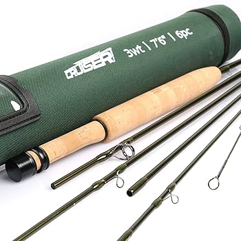 Amazon | Maxcatch Cruiser フライフィッシングロッド; 3wt 7'6