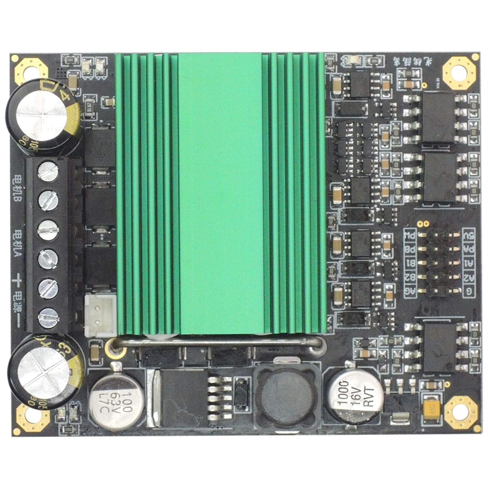 zxxin-Gleichstrommotoren, 12V ~ 48V 100A DC Motor, Antriebsmodul Board Hochfrequenz H-BRÜCKE Dual-Kanalmotor, Modullaufwerk, dauerhaft
