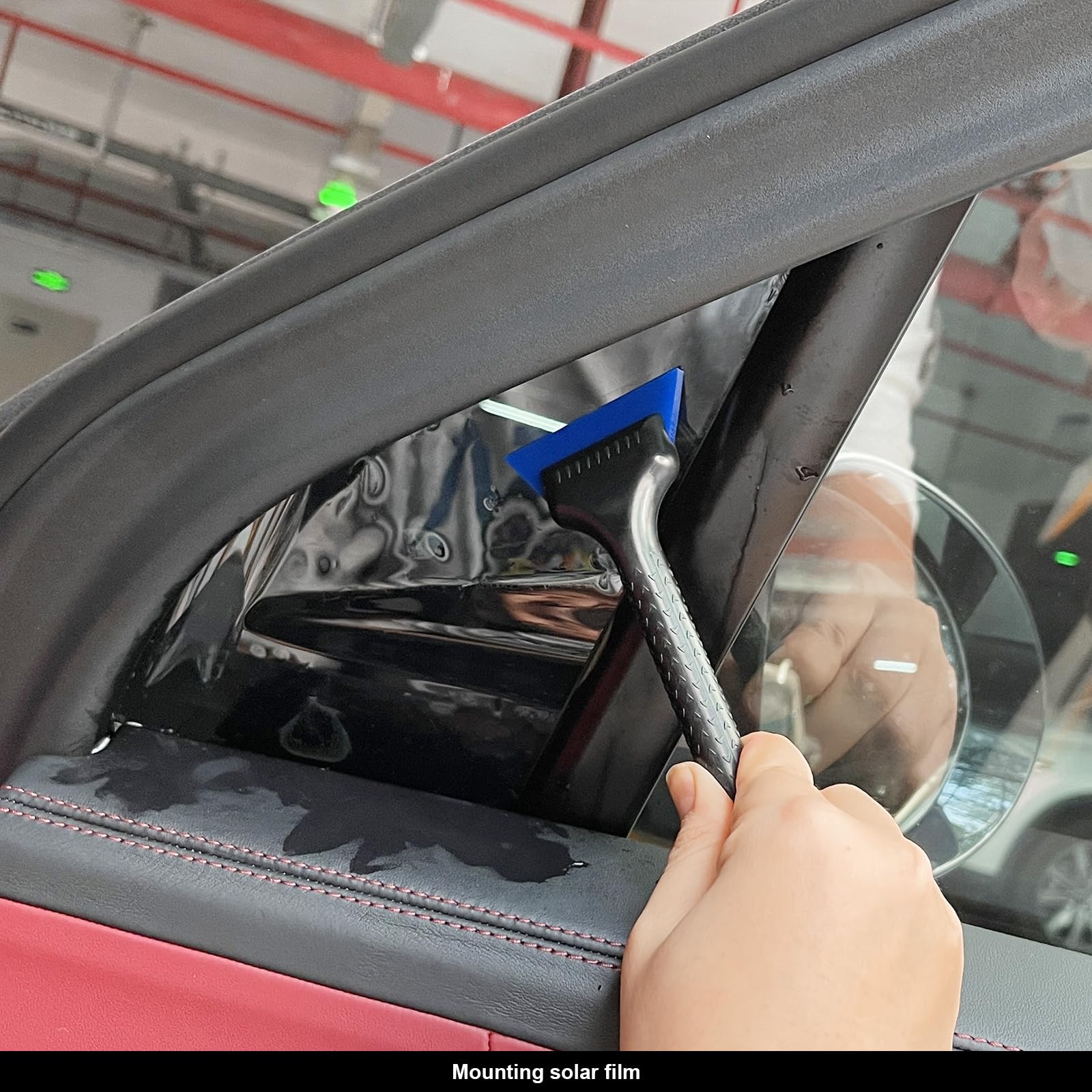 EHDIS Fenstertönungswerkzeuge, Mini-Fensterabzieher mit verschiedenen Härten, kleiner Rakel für Folieninstallation, Fenstertönung, Fensterreinigung