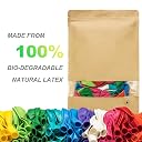 Artier 30 Biodegradable Multicoloured Balloons in 10 Colours. 12 Inch Large Eco Friendly Balloons. Perfect for Kids Parties, Baby Showers, Weddings, Anniversaries. For Helium or Air Use gallery image
