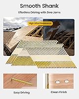 Vista 6 de meite Clavos de marco de 30 grados de 2-3/8 pulgadas x 0.113 pulgadas, revestimiento galvanizado, cinta de papel combinada, cabeza redonda