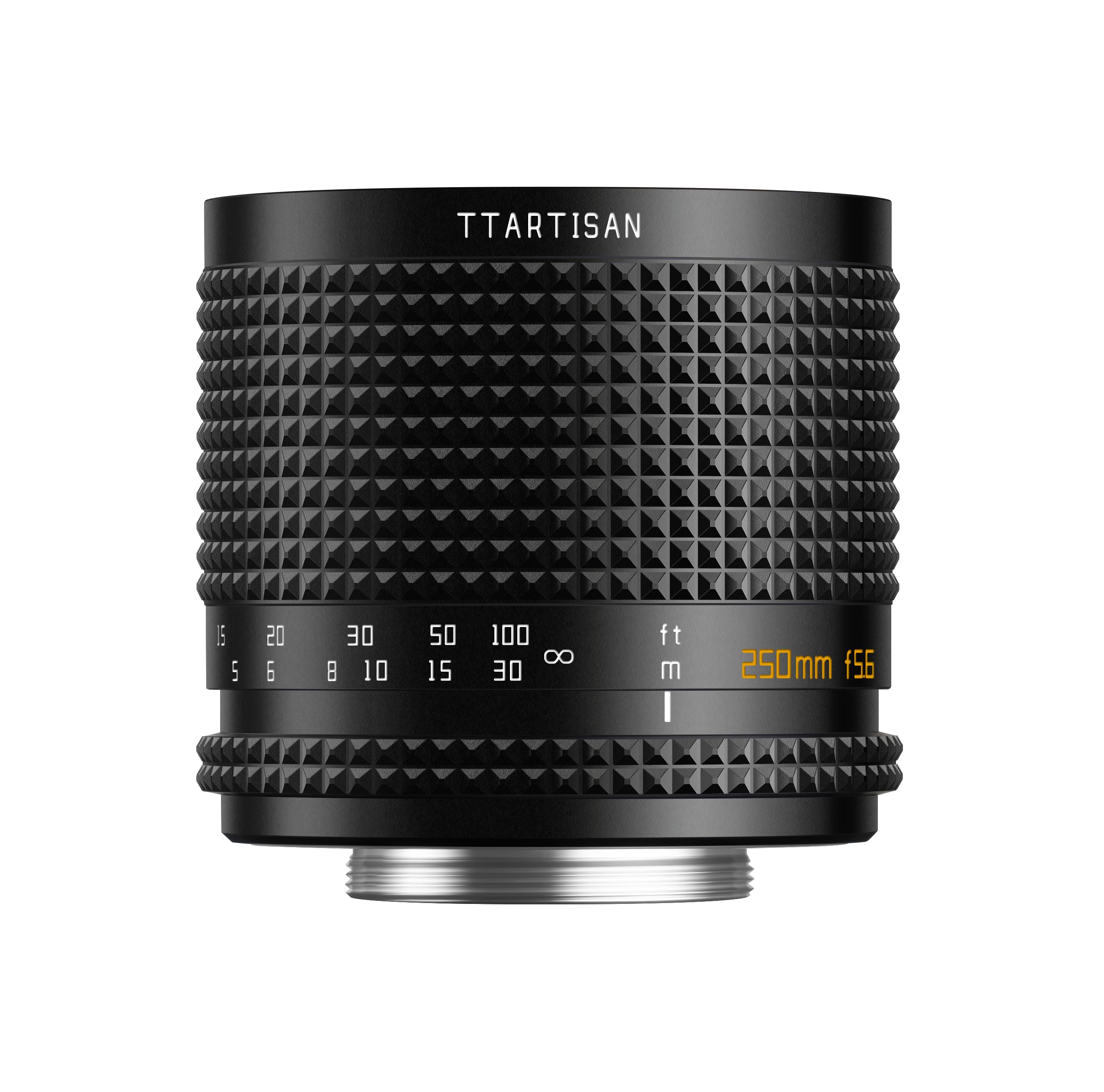 TTArtisan 250mm F5.6 Reflex (Doughnut Bokeh) Metal Bodied Lens Compatible with M42 Mount - Black