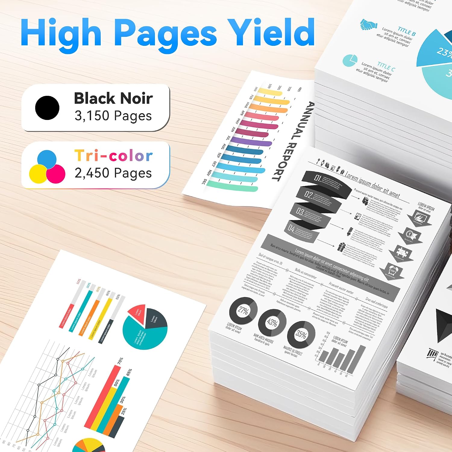 206X Toner Cartridge 4 Pack High Yield Replacement for M283fdw M283cdw Toner Compatible for 206A 206X Work for HP Color LaserJet Pro M255dw M255nw MFP M283fdw M283cdw M282nw M283fdn Printer(BK/C/Y/M)