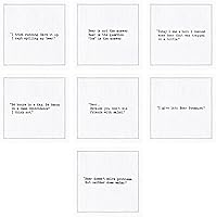 Vista 4 de Cinco Estrellas Servilletas Divertidas con Citas de Cerveza Servilletas de Algodón Blancas para Cóctel 50 Servilletas de Lujo Desechables