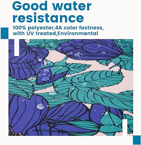 Miniatura 10 de Cojín para silla de exterior, parte inferior y trasera, cojín de una pieza con respaldo alto, cojines de patio para silla de césped plegable de 45.5