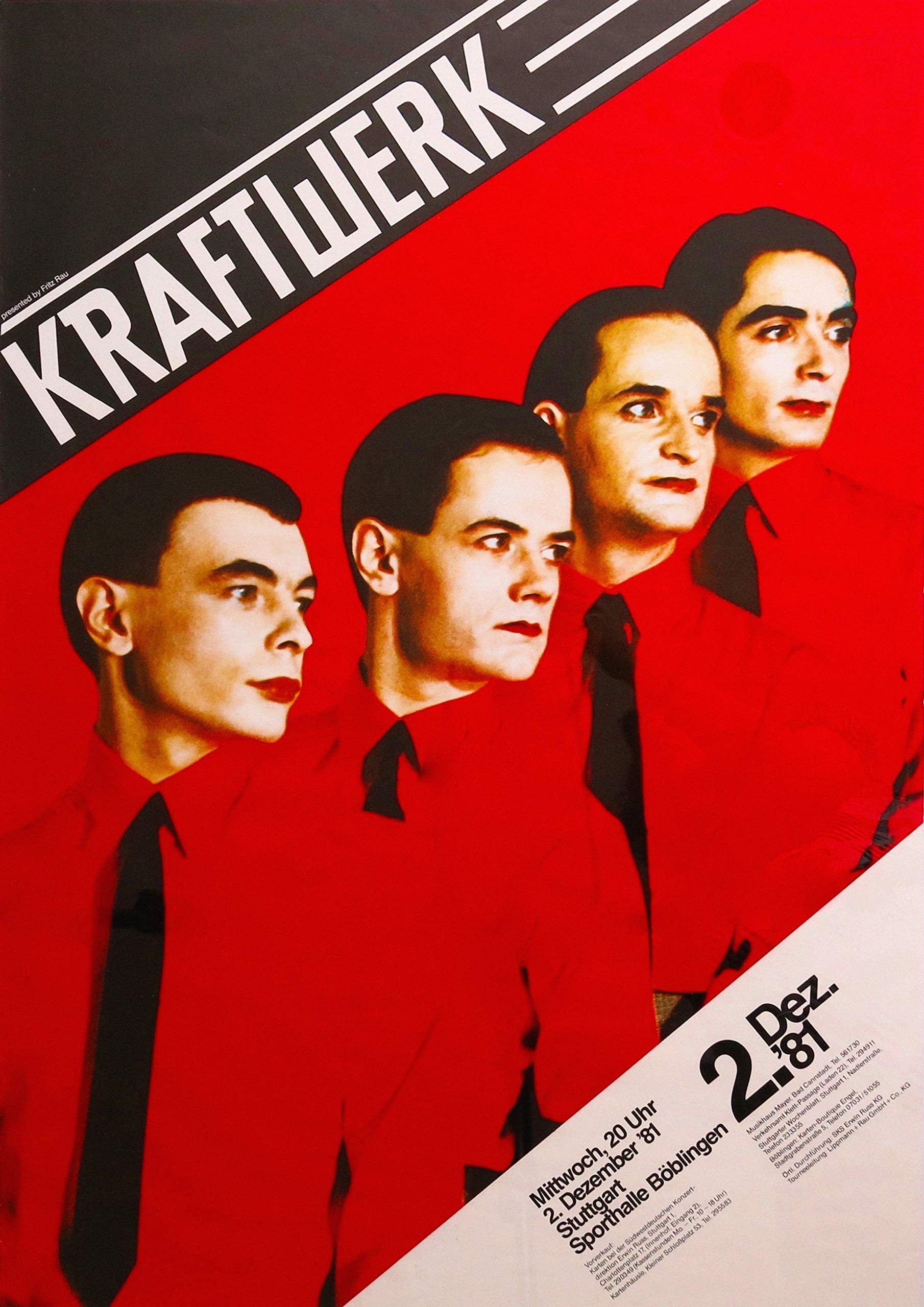 Click Print - Poster - Kraftwerk - 59L x 42B cm - Living room