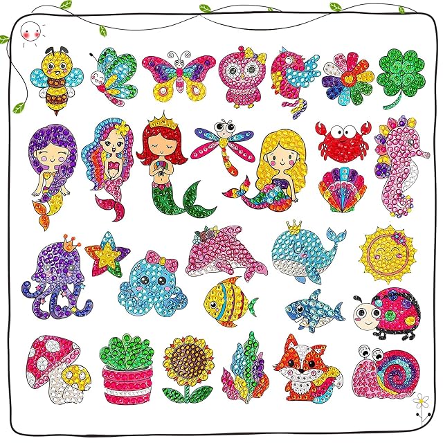 Diamond Painting Pegatinas Niños DIY 5D Pintura de Diamante Diamant Painting Kit Completo Mosaico Diamante…