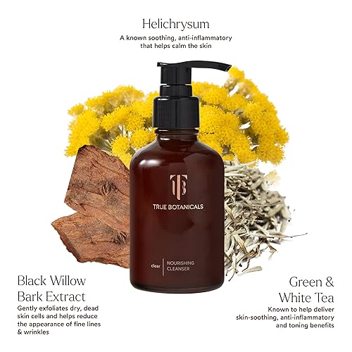 Miniatura 2 de True Botanicals Limpiador nutritivo transparente | Hidrata suavemente y refresca la piel seca | Tipos de piel grasa y sensible | Dermatológicamente