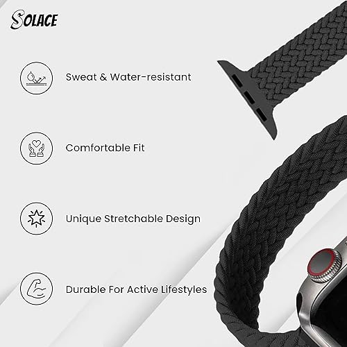 Miniatura 5 de Solace Bands Slim Imperium Loop - Compatible con correas de Apple Watch, correa deportiva para mujeres y hombres, correas iWatch para 1.496