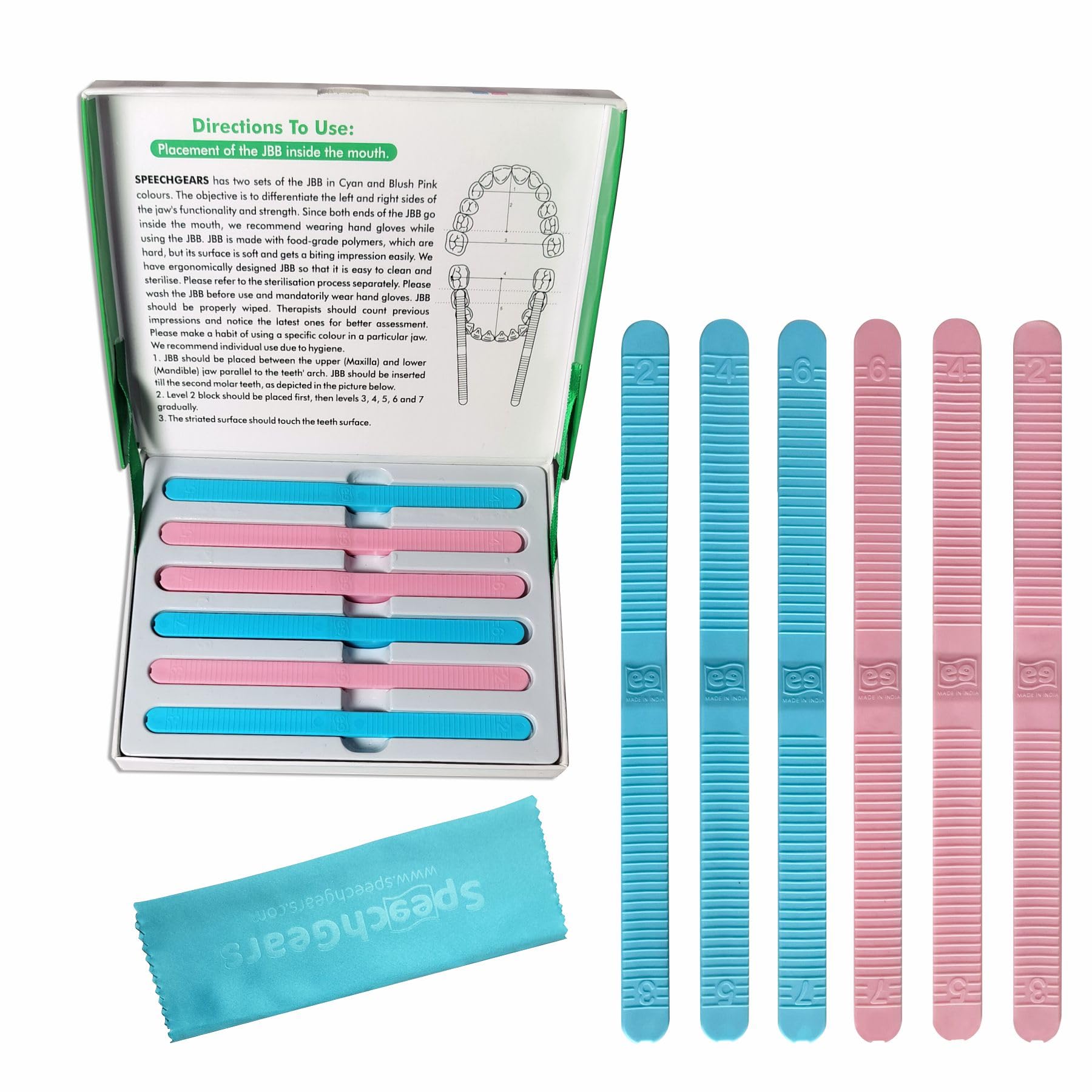 SpeechGears Jaw Bite Blocks Speech Therapy Tool (Pink) (B0CR8X7KWJ) Amazon Price History, Amazon Price Tracker